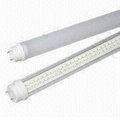 T8 LED Tubes/Made of PC + Aluminum, 590 x 26mm,with 90 to 260V AC Input Voltage