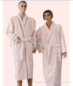 customized 100% cotton bathrobe