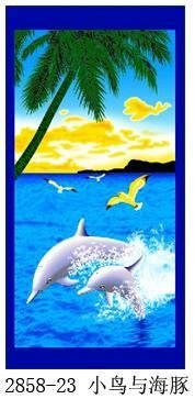 dolplin beach towel 1