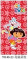 100% Cotton Yarn Dye dora beach towel