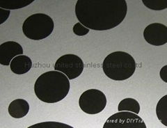 mirror etched stainless steel sheet 