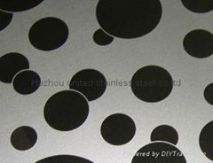 mirror etched stainless steel sheet