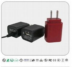 5W AC/DC Adapters with USB Socket 