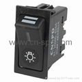  24v  Hazard rocker switch with on-off position 2