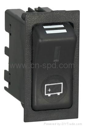  24v  Hazard rocker switch with on-off position 3