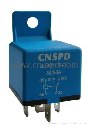 24V 40/30A Auto relay with handle and protect diode