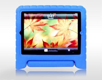 Foam EVA case for the New iPad with handle stand for kids