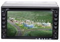 2 DIN Universal car dvd player with GPS system 1