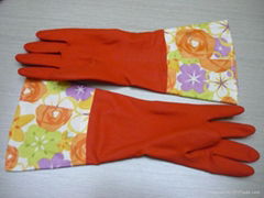 household cleaning gloves long rubber kitchen gloves latex household gloves 