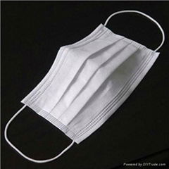 Disposable Nonwoven 3 Ply PP Face Mask  full face mask