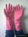 40g long latex/ rubber household cleaning gloves 3