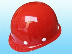 ABS yellow construction safety helmet