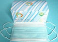 Nonwoven 3 Ply PP Face Mask  full face