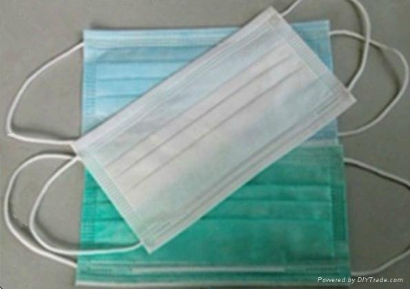 Nonwoven 3 Ply PP Face Mask  full face mask 3