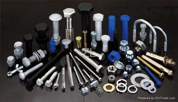 different types nuts bolts 