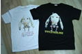 eight colors t-shirt flatbed printer