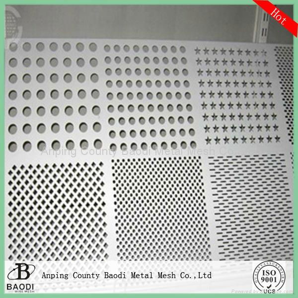 Galvanized or Aluminum perforated metal sheet