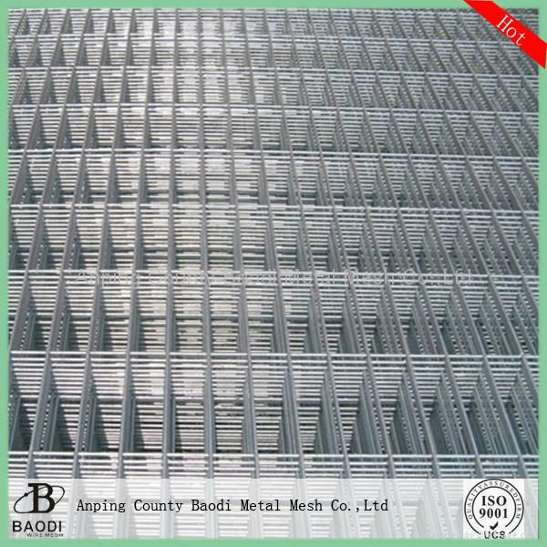 Black or galvanized welded wire mesh panels