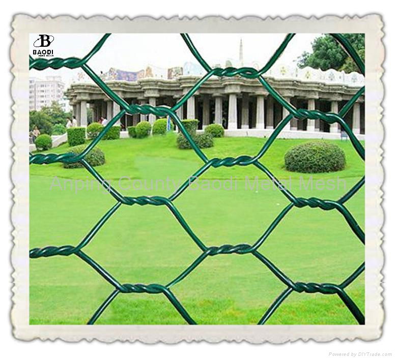 PVC hexagonal wire mesh 2