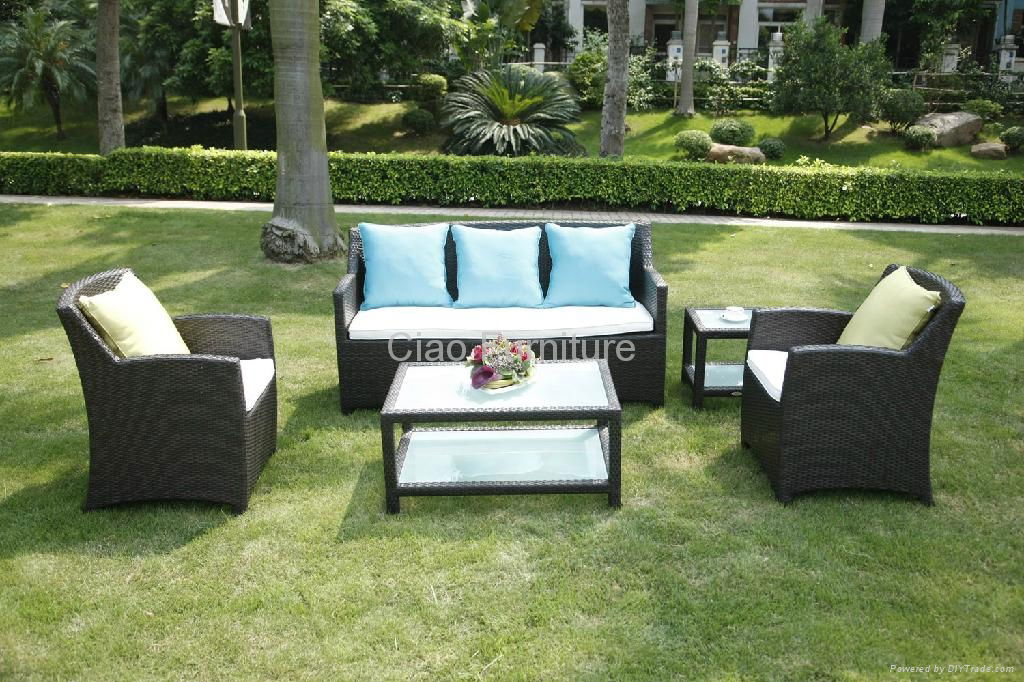 High quality outdoor wicker sofa 2012 4