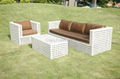 new design outdoor wicker sofa 2012