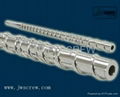 Single screw and barrel for injection machinery 2