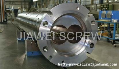 high quality extruder feed parallel twin screw barrel 5