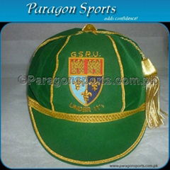 Hand Embroidered Honours Cap with Gold Braid & Tassel 