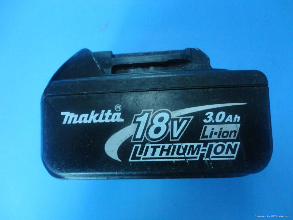 Generic BUT Used 18V 3AH Li -ion power tools battery for Makita BL1830  2