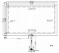 8" 4-wire resistive touch panel 4