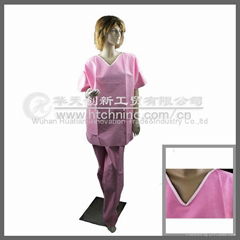 Disposable scrub suit