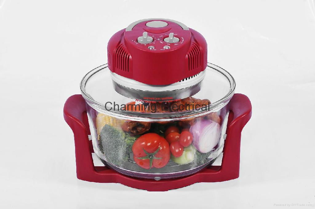 12L multifunctional glass cooker halogen oven KM-803B 3