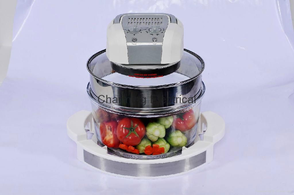 12L Capacity Glass Turbo Oven / Halogen Oven KM-805A