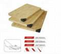 kitchen chopping board with knfie