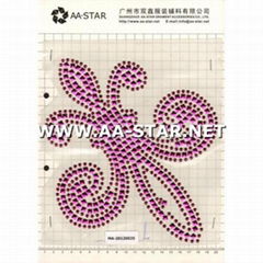 rhinestone motif hotfix design