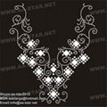 Ladies fashion clothing hotfix motif rhinestone design