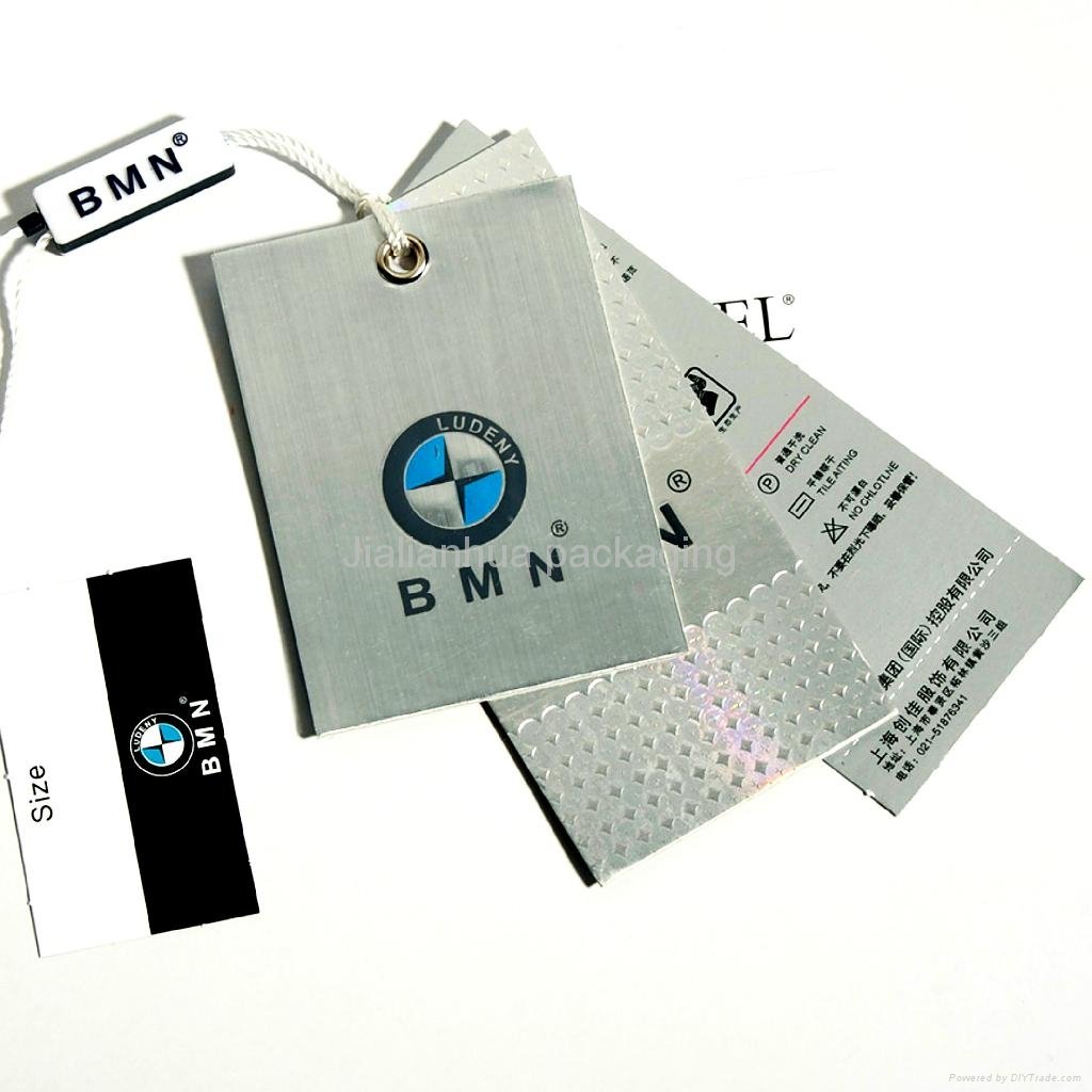 Paperboard hang tag for garment 3