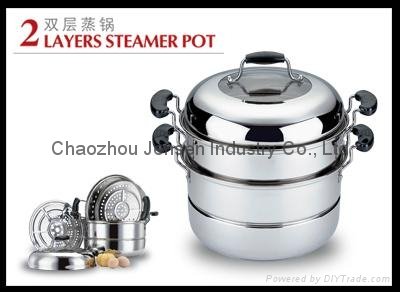 Combination Stainless Steel Food Steamer 2