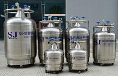 liquid nitrogen container, cryogenic container, dewar