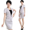 freeship !wholesale&quality assurance lady black ,white summer suits ,