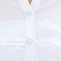 freeship! autumn women long shirt ,black white leisure shirt 5