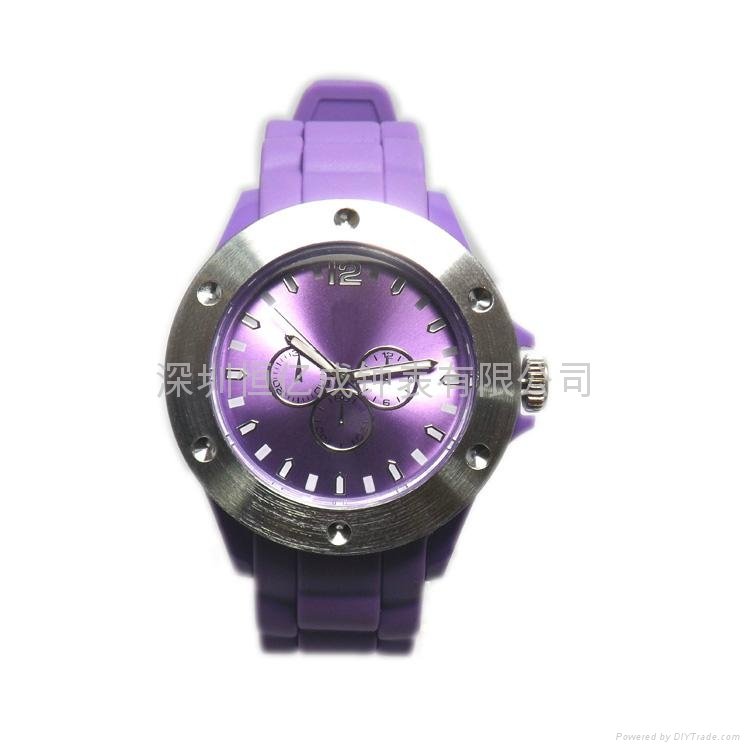 silicone watch sport with all package for christmas gift