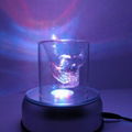 Cool Crystal Laser Light Stand with 7 Led Lights for Displaying Exquisite Crafts 1