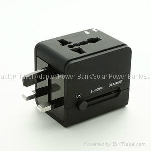 Universal Travel Adapter with Dual USB Charger