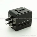 Universal Travel Adapter with Dual USB