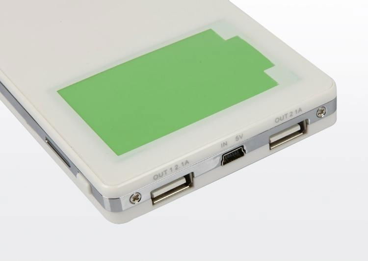 OLED display 12000mAh Power Bank with Dual USB Output 2