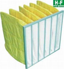 Medium efficiency non-woven bag air filter 