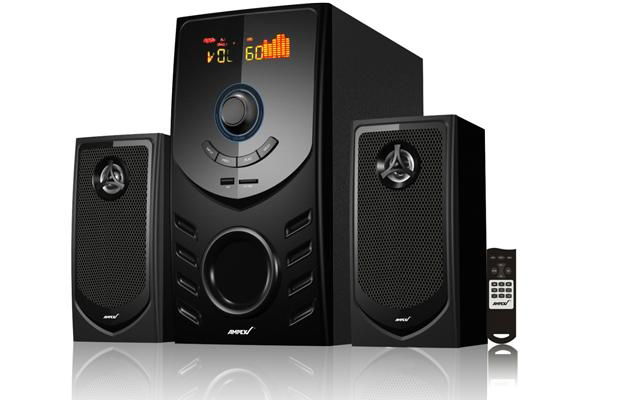 2.1 multimedia speaker with usb/sd fm radio