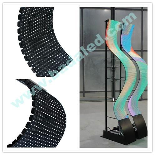 Magenetic flexible led display