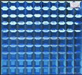 beveled glass mosaic :silver,golden,blue,red color 1
